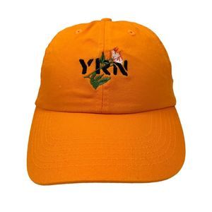 YRN Migos Orange Culture Campaign Embroidered StrapBack Hat - One Size